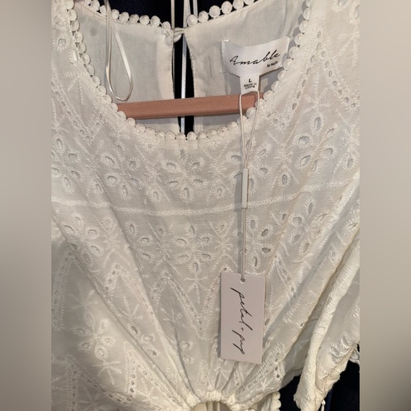 Petal & Pup - MERLETTO CUT OUT MAXI DRESS - WHITE - Picture 3 of 12